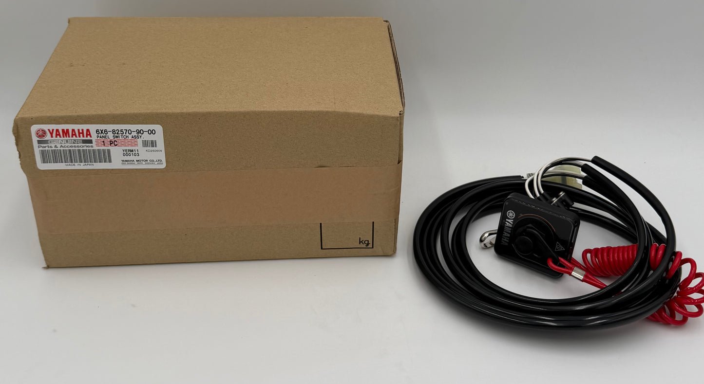 NEW YAMAHA OEM Panel Switch Assy- 1 Yr. Warranty- 6X6-82570-90-00