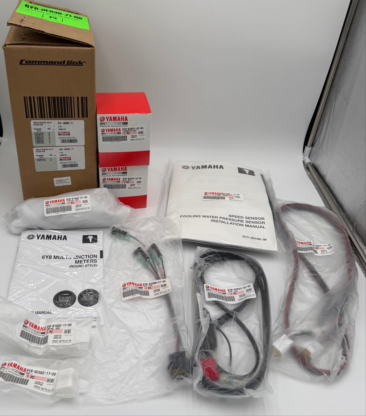 YAMAHA OEM CMDLK 2 GAUGE KIT RD Inline Hub 6Y8-0E83R-71-00