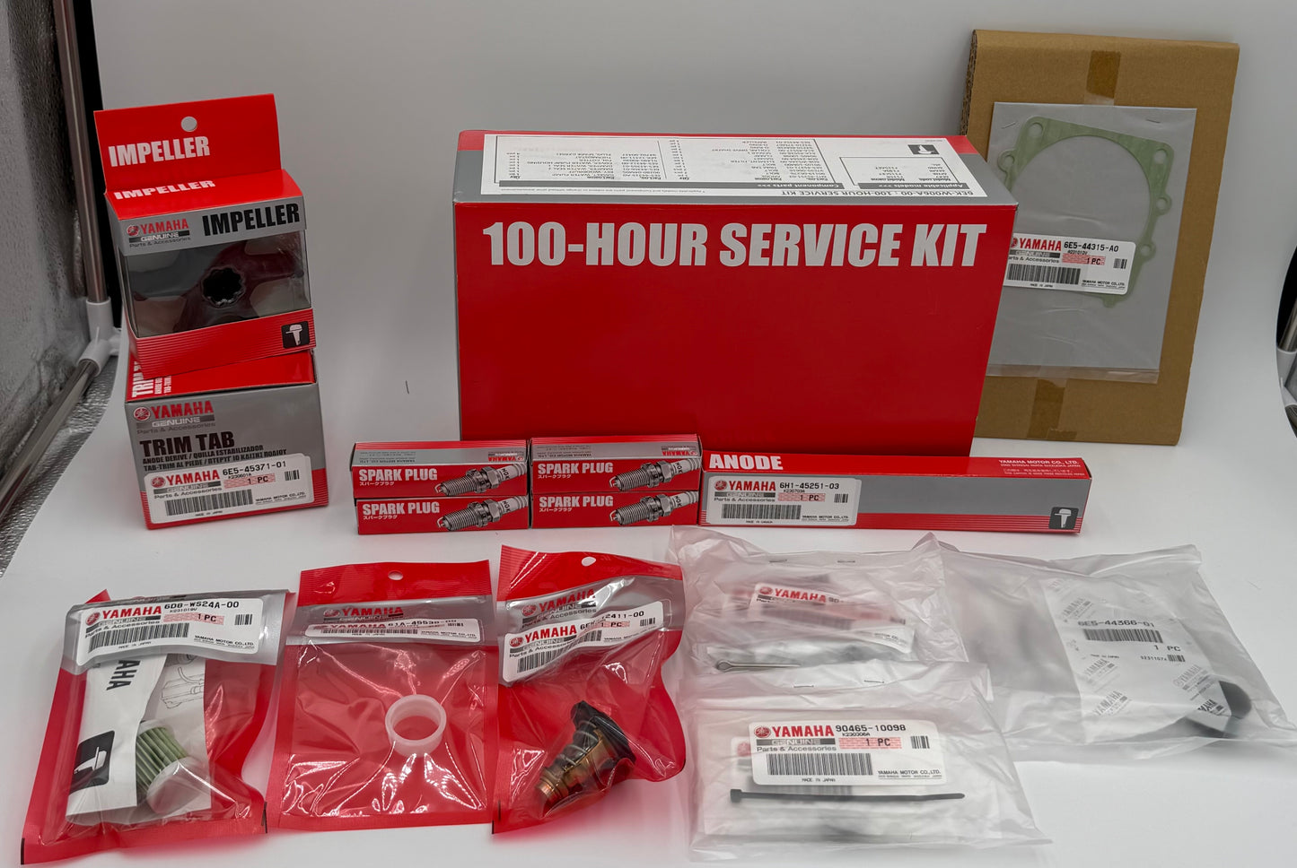 NEW YAMAHA OEM 100 Hour Service Kit- 1 Yr. Warranty- 6EK-W006A-00-00