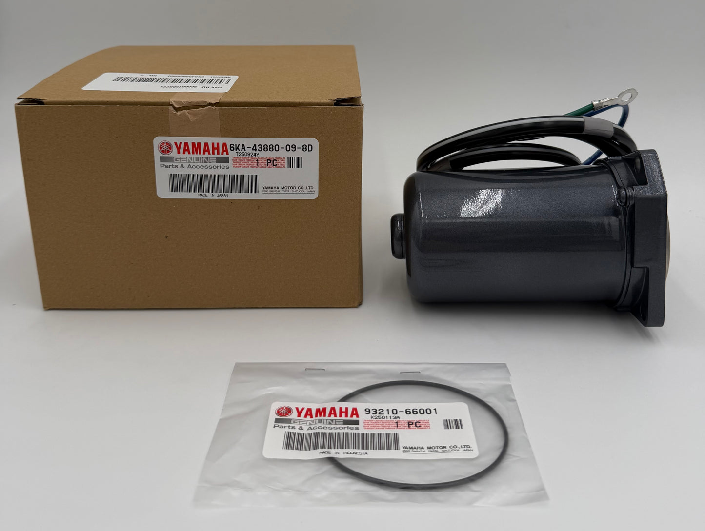 NEW YAMAHA OEM Power Trim & Tilt Motor Assembly - W. Base O-RING - 6KA-43880-09-8D - 1 Yr. Warranty