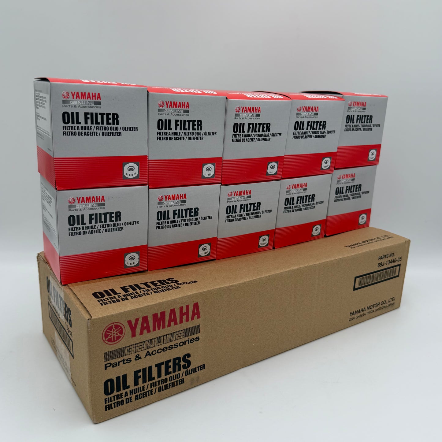 NEW YAMAHA OEM 10 Pack of OIL FILTERS - 1 Yr. Warranty- 69J-13440-05-00