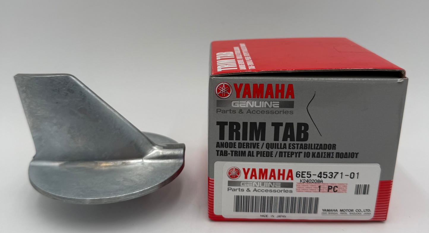 NEW YAMAHA OEM Trim Tab - 1 Yr. Warranty - 6E5-45371-01-00- Made In Japan- NIB