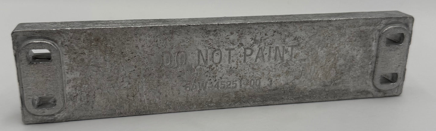 NEW YAMAHA OEM Anode- 1 Yr. Warranty- 6AW-45251-00-00 - Made In Japan