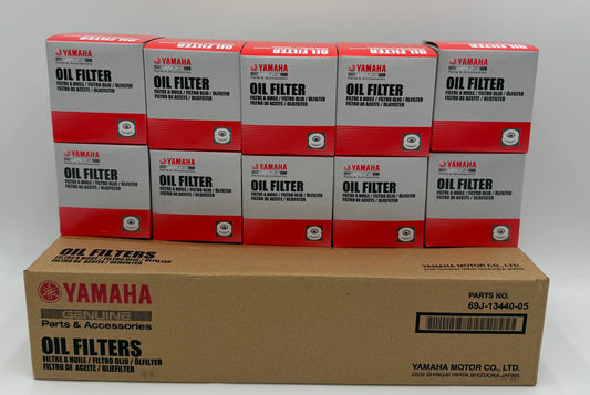 NEW YAMAHA OEM 10 Pack of OIL FILTERS - 1 Yr. Warranty- 69J-13440-05-00