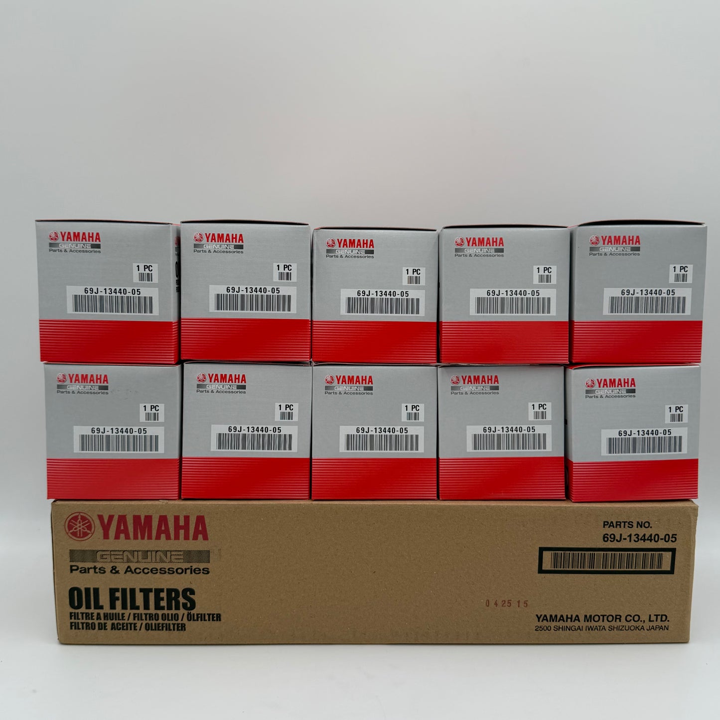 NEW YAMAHA OEM 10 Pack of OIL FILTERS - 1 Yr. Warranty- 69J-13440-05-00