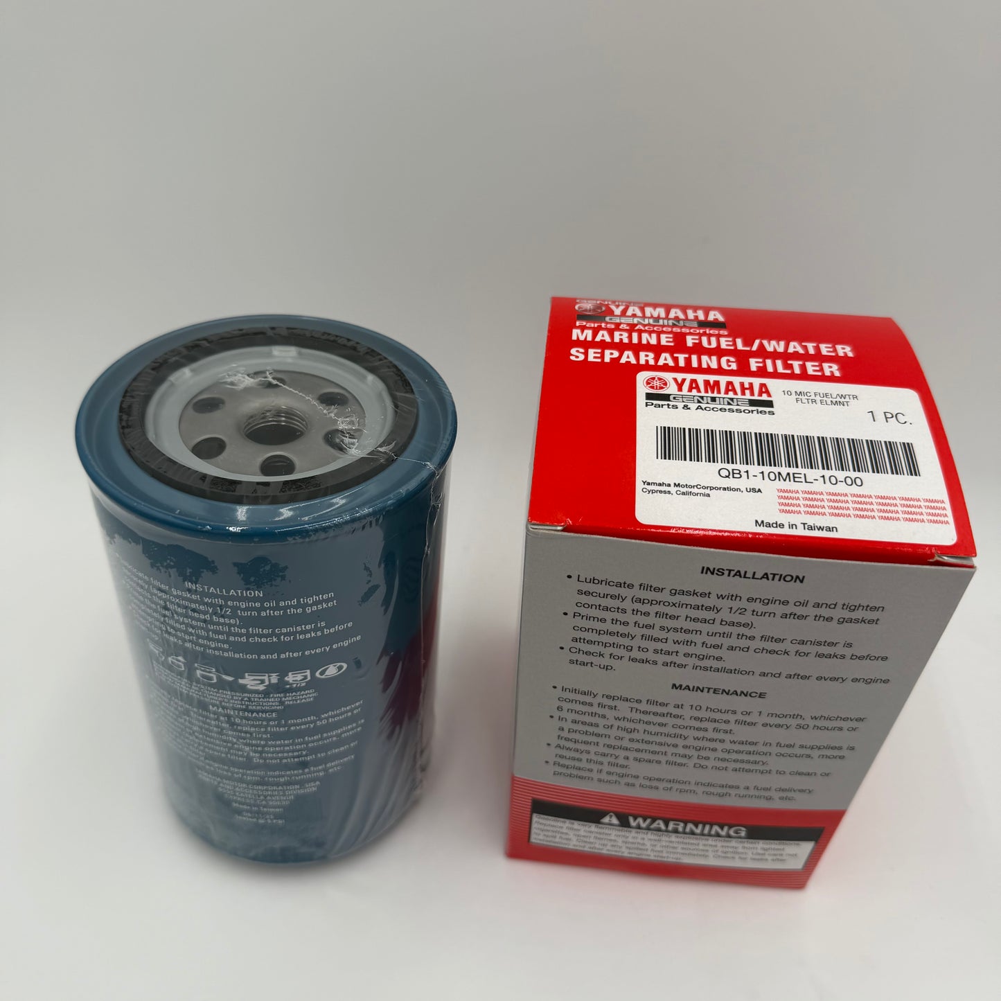 NEW YAMAHA OEM Marine Fuel/Water Separating Filter Assembly- 1 Yr. Warranty- QB1-10MAS-10-00 NIB