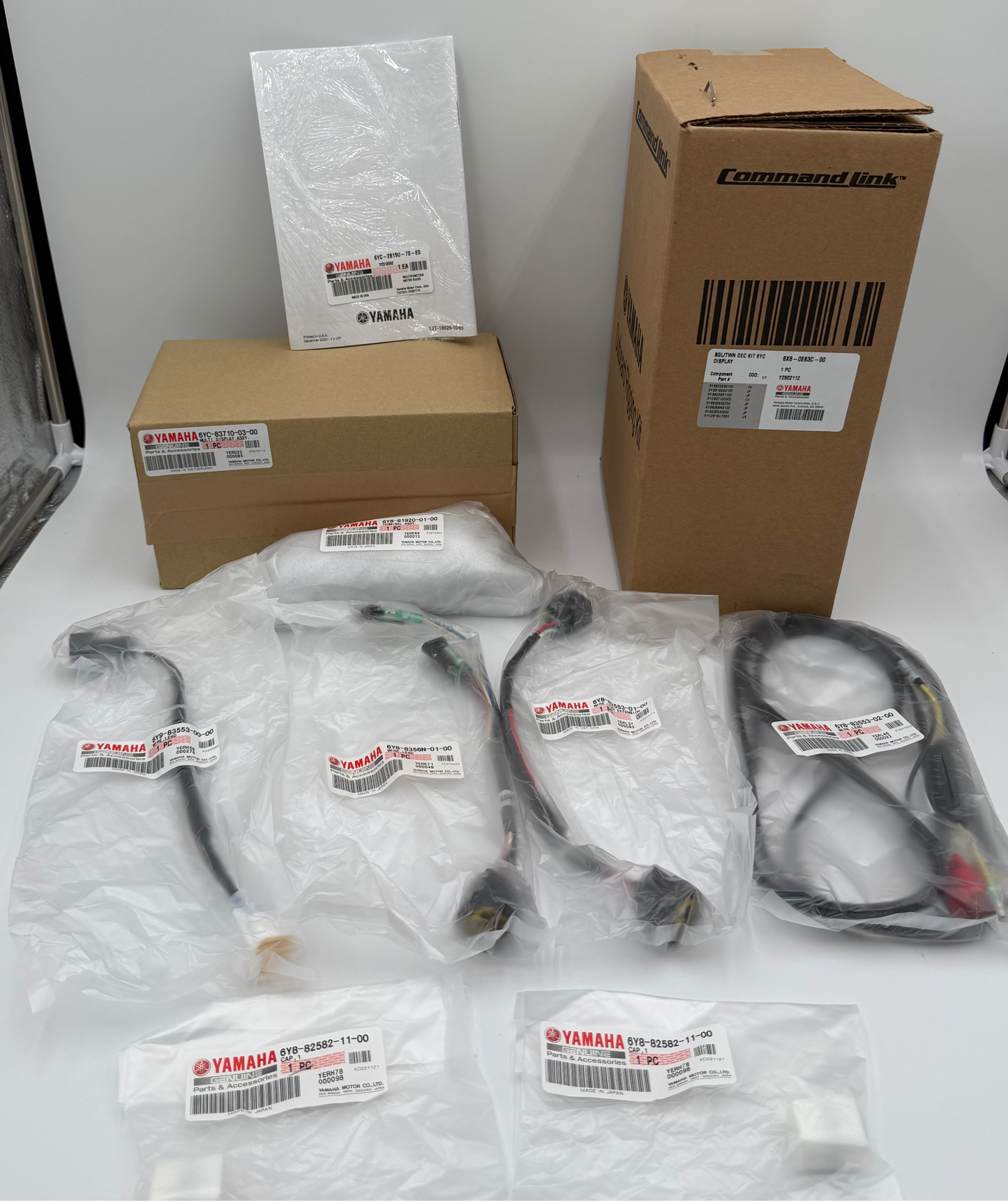 NEW YAMAHA OEM SINGLE/TWIN DEC KIT 6YC Display- 1 Yr. Warranty- 6X6-0E83C-00-00