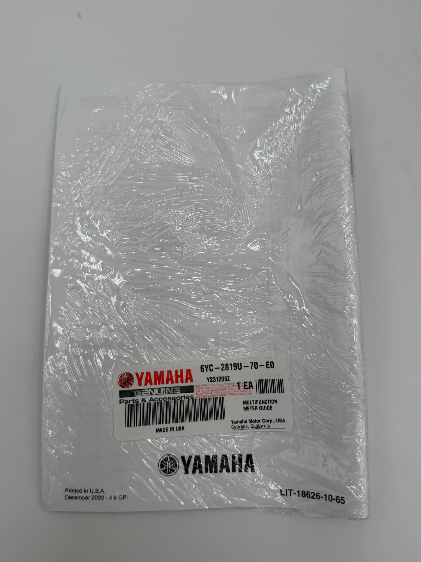 NEW YAMAHA OEM SINGLE/TWIN DEC KIT 6YC Display- 1 Yr. Warranty- 6X6-0E83C-00-00